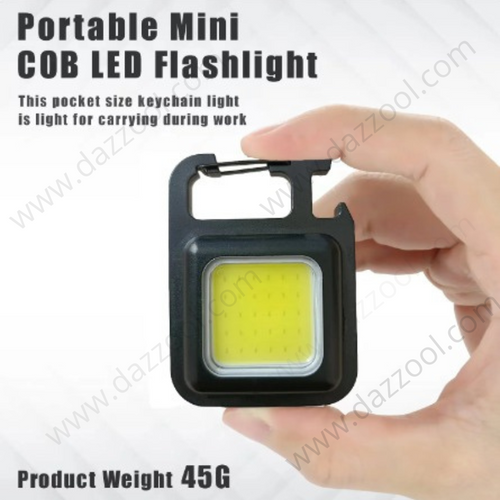 Portable Mini COB LED Flashlight-dazzool.com