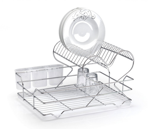 Lelazar Dish Rack With Heart Plate -  - dazzool.com