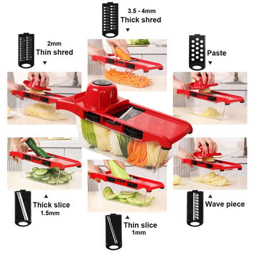 10 in 1 Mandoline Slicer Fruits & Vegetables Cutter-dazzool.com