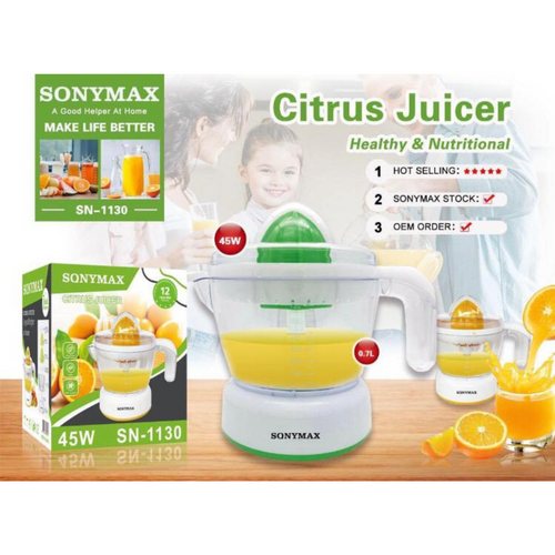 SonyMax Citrus Juicer 0.7L 45W SN-1130-dazzool.com