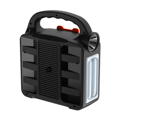 Solar Portable Power Kit With MP3 FM Music Player -  - dazzool.com