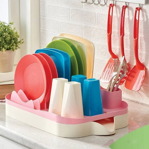 Plastic Dish Drainer Rack-dazzool.com