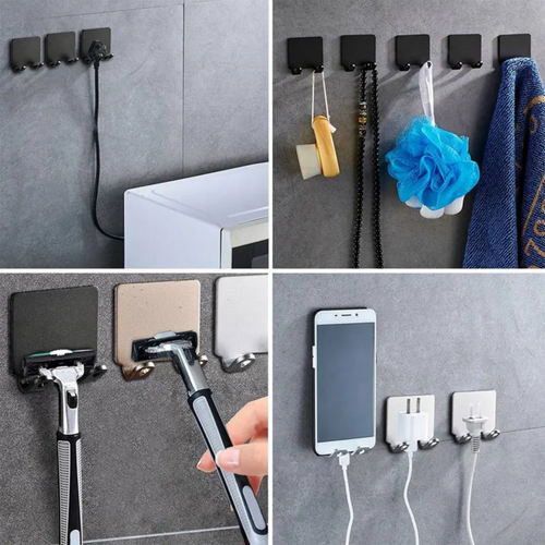 Multifunction Adhesive Hook Hangers-dazzool.com