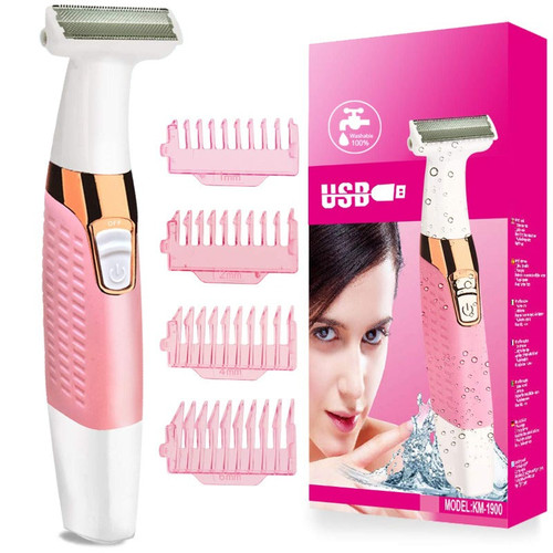 Eyebrow And Facial Trimmer For Women Kemei KM-1900 -  - dazzool.com