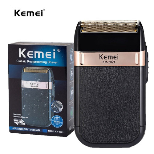 Waterproof Electric USB Charging Shaver For Men Kemei KM-2024 - -dazzool.com