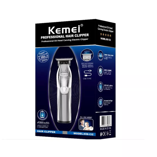 USB Rechargeable  Hair Clipper Kemei KM-i32 - - dazzool.com