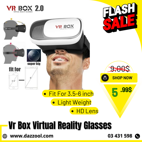 VR - Box 3D Virtual Reality Glasses -  - dazzool.com