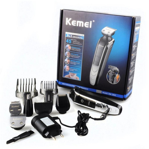 KEMEI KM-1832 5-IN-1 Rechargeable Electric Shaver Groomer Trimmer Hair -  - dazzool.com