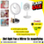 3in1 Professional 7.9 Inch Lighted Makeup Mirror 5X Magnifying Vanity Mirror with LED Lights and Fan - DaZzoOL