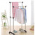 double pole clothes hanger rack -dazzool.com