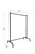 Size Chart of Metal Donkey Clothes Hanger Stand 137x104x48cm by dazzool.com