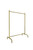Gold Metal Donkey Clothes Hanger Stand 137x104x48cm by dazzool.com