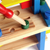 Wooden Play Workbench and Toolbox 3+
