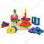 Educational Wooden Building Blocks Four Column Set 3+