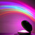 Rainbow Shell Projection Night Lights LED Wall Light , Rechargeable Colorful Projector Lamp Curved Gradient Atmosphere LED Lamp for Home Kids Bedroom Décor by dazzool.com Lebanon Abidjan