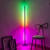 Modern LED RGB Floor Lamp  Colorful With Remote Control  120cm - dazzool