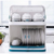 Dish Rack Storage Box Kitchen Bowl Rack with Lid for Tableware, Bowls, Plates, Dishes, Drain Racks, Plastic Cupboards, Household, Kitchen-dazzool.com