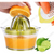 Citrus Lemon Orange Juicer Manual Hand Squeezer with Built-in Measuring Cup and Grater-dazzool.com