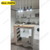 Dazzool Bar Table 3 Shelves High Kitchen Dining Table Basket (D50xW120xH100)cm Walnut - White OSD-004-dazzool.com