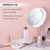 10x Magnifying Makeup Mirror with lights and Organizing Box HH098-dazzool.com