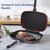 Dessini Double-Sided Non-Stick Grill Pan 40cm Black-dazzool.com