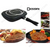 Dessini Double-Sided Non-Stick Grill Pan Black 36cm-dazzool.com