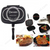 Dessini Double-Sided Non-Stick Grill Pan Black 36cm-dazzool.com