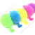 Colorful Caterpillar Puffer Ball Party Bundle Flashlight Soft Squishy Squeezey Sensory Squeeze Air Filled Balls-dazzool.com