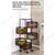 Kitchen Rotating Shelf 360 Degree Baskets Fruit Vegetable Storage Rack Floor Round Shelf With Wheels-dazzool.com