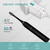 Sonic Electric Toothbrush Black ZD-X3-dazzool.com