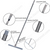 Floor Squeegee with Stainless Steel Handle-dazzool.com