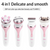 DSP 4 In 1 Beauty Tool Kit 80012-dazzool.com