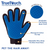 True Touch Five Finger Deshedding Glove-dazzool.com