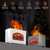 Fireplace Air Humidifier Aroma Essential Oil Diffuser 270ml-dazzool.com Fireplace Air Humidifier Aroma Essential Oil Diffuser 270ml-dazzool.com
