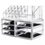 Cosmetic Storage Box 5 Drawer-dazzool.com