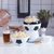 Football Hot Air Popcorn Maker with Serving Bowl-dazzool.com
