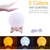 Rechargeable 3D Moon Light Lamp 3 Colors-dazzool.com