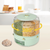 6 Grids Grain Dispenser Rotatable Food Container-dazzool.com