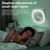 2 in 1 Rechargeable Desktop Fan with LED Light-www.dazzool.com