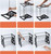 2 Tier Large Capacity Dishes Storage Rack www.dazzool.com