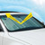 foldable reflective car sun shade 60x130cm Lebanon, عازل شمس للزجاج الأمامي, silver windshield reflector Beirut, car heat protector Lebanon, Dazzool car accessory
