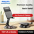 Philips foldable aluminium desktop phone and tablet stand with 720-degree rotating base, black and white, holding a tablet – dazzool Lebanon