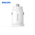 Philips mini dual USB car charger in white, 2.4A smart charging for 12V and 24V cigarette-lighter sockets – dazzool Lebanon