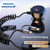 Philips 72W car charger with built-in coiled 2-in-1 USB-C and Lightning cable plus USB-C and USB-A ports in a car console – dazzool Lebanon
