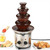 4 Tiers Mini Stainless Steel Chocolate Fondue Machine Waterfall Chocolate Melting Fountain Machine - DaZzoOL