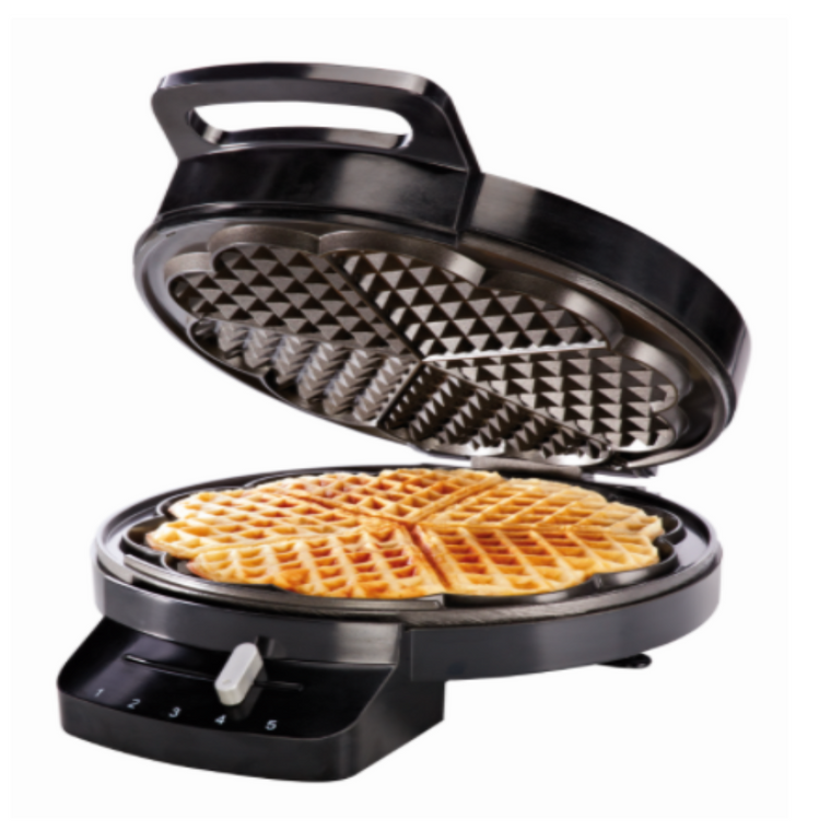Flower Shaped Waffle Maker 1200 W Silver Crest - Heater - dazzool.com