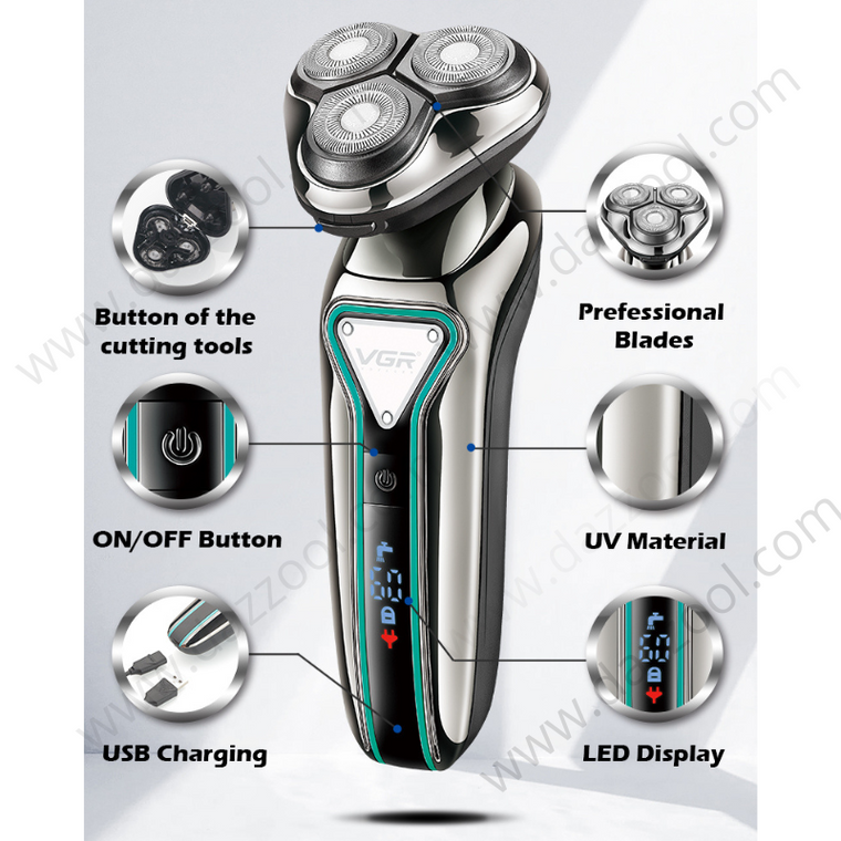 VGR Professional Rechargeable Beard Shaver V-323-dazzool.com