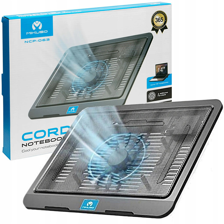 Mikuso NCP-063 Cordie-1 Notebook Cooling Pad www.Dazzool.com