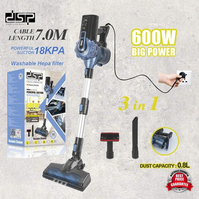 DSP KD2040 vacuum cleaner Lebanon, مكنسة كهربائية DSP, 3 in 1 vacuum Beirut, افضل مكنسة كهربائية لبنان, DSP home vacuum