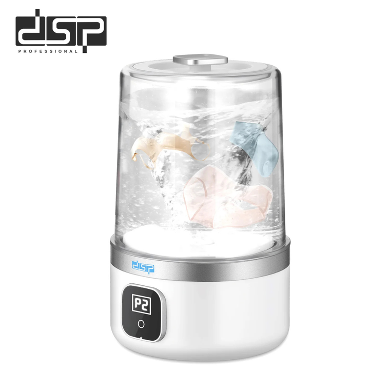 DSP KW1010 rechargeable mini washer Lebanon, غسالة صغيرة قابلة للشحن DSP, portable washing machine Beirut, mini laundry washer Lebanon, Dazzool home appliance